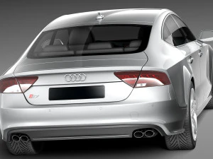 Audi S7 2013 3D Model