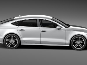 Audi S7 2013 3D Model