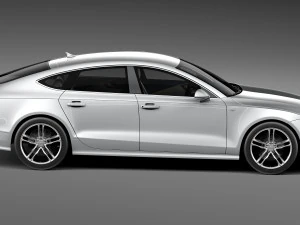 Audi S7 2013 3D Model