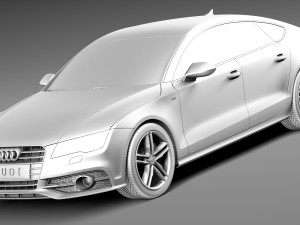 Audi S7 2013 3D Model