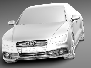 Audi S7 2013 3D Model