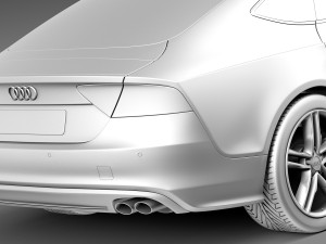 Audi S7 2013 3D Model