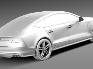 Audi S7 2013 3D Model