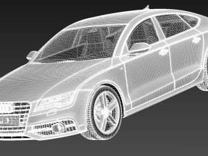 Audi S7 2013 3D Model