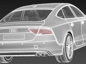 Audi S7 2013 3D Model
