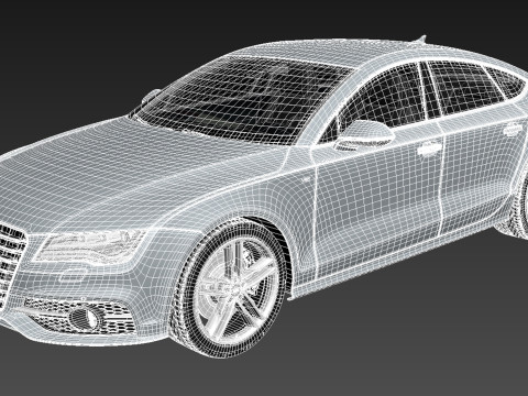 Audi S7 2013 3D Model