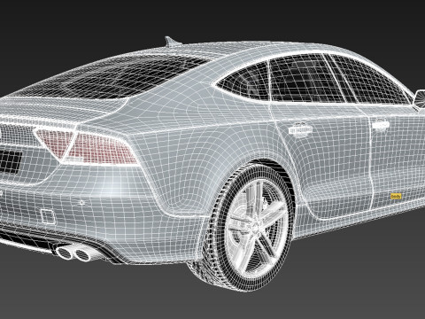 Audi S7 2013 3D Model