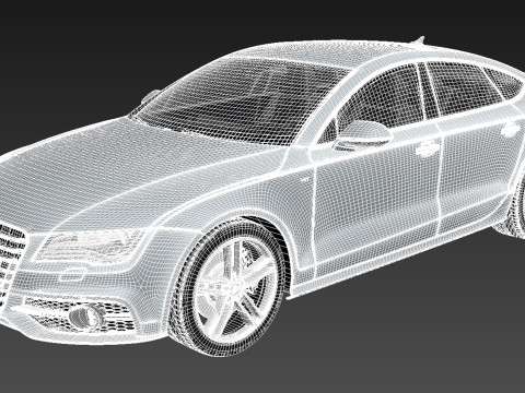 Audi S7 2013 3D Model