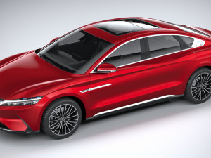 BYD Han 2023 3D 模型