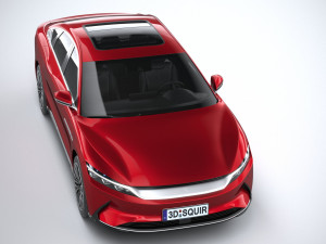 BYD Han 2023 3D 模型