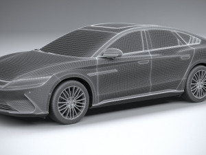 BYD Han 2023 3D 模型