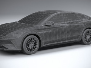 BYD Han 2023 3D 模型