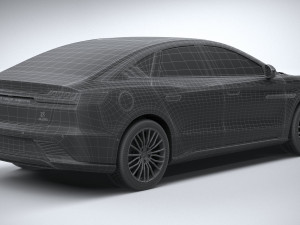 BYD Han 2023 3D 模型