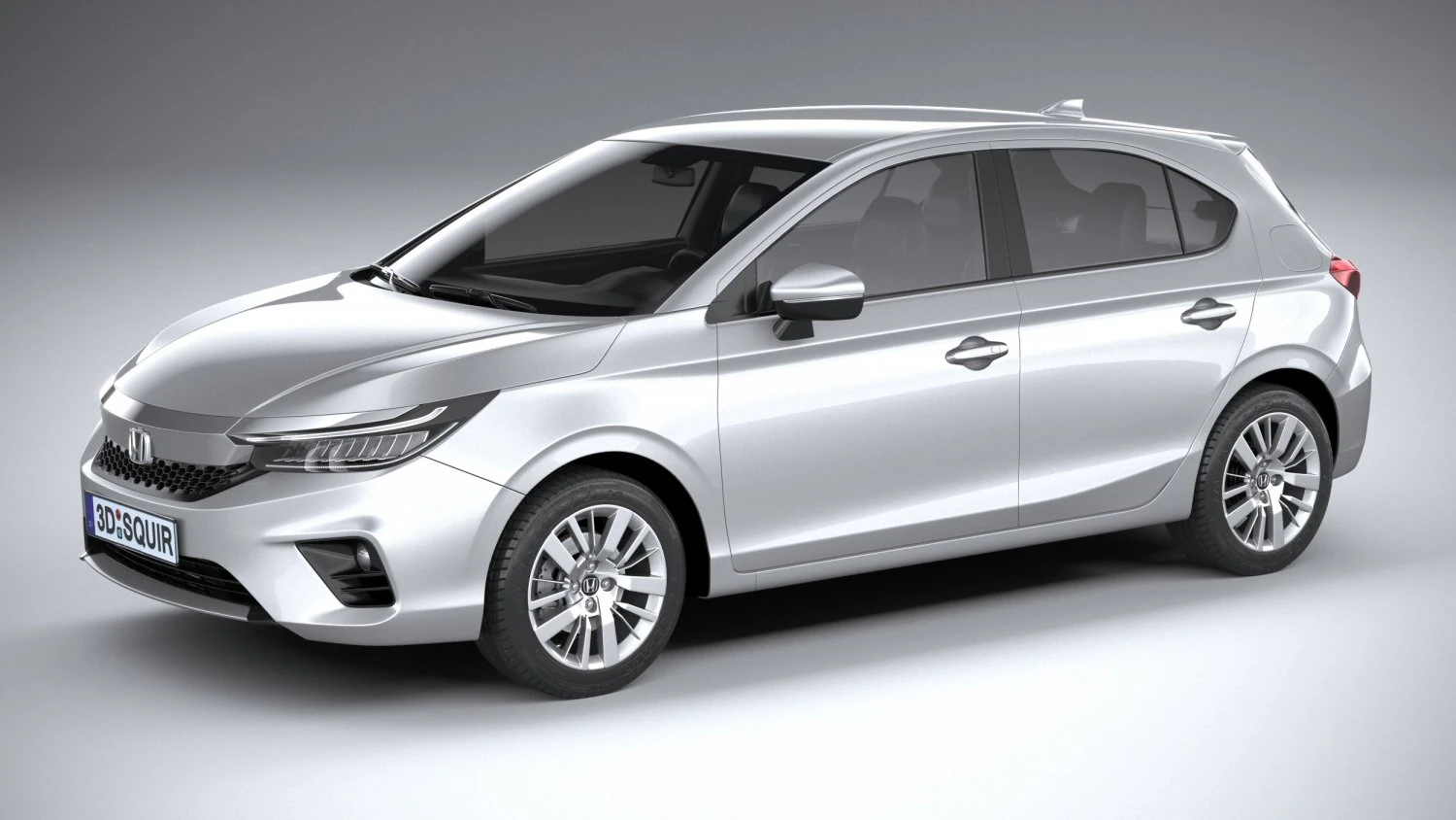 Honda City Hatchback 2022 3D Model .c4d .max .obj .3ds .fbx .stl .blend 