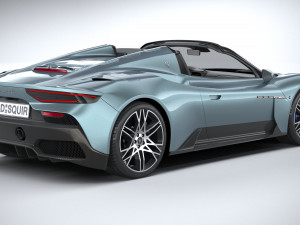 Maserati MC20 Cielo 2023 3D Model