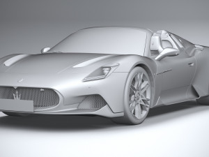 Maserati MC20 Cielo 2023 3D Model