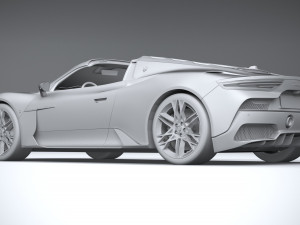 Maserati MC20 Cielo 2023 3D Model