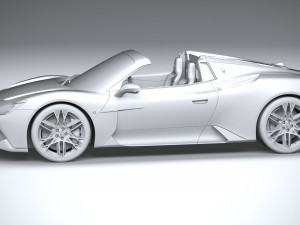 Maserati MC20 Cielo 2023 3D Model