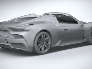 Maserati MC20 Cielo 2023 3D Model