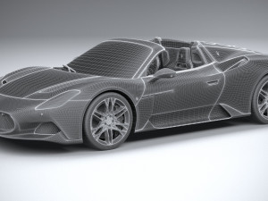 Maserati MC20 Cielo 2023 3D Model