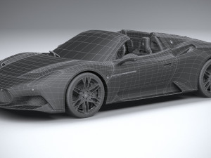 Maserati MC20 Cielo 2023 3D Model