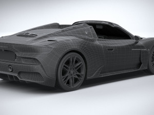 Maserati MC20 Cielo 2023 3D Model
