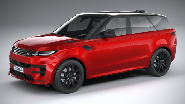 Range Rover Sport HSE 2023 3D-Modell .c4d .max .obj .3ds .fbx .stl .blend 
