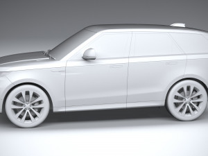 Range Rover Sport HSE 2023 3D-Modell