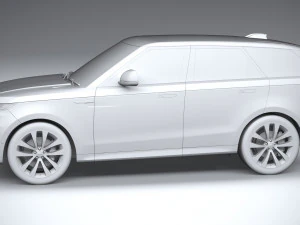 Range Rover Sport HSE 2023 3D Model