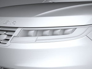 Range Rover Sport HSE 2023 3D-Modell