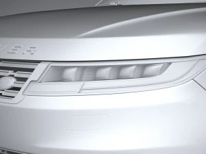 Range Rover Sport HSE 2023 3D Model