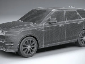 Range Rover Sport HSE 2023 3D Model