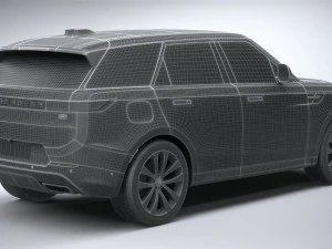 Range Rover Sport HSE 2023 3D Model