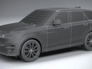 Range Rover Sport HSE 2023 3D Model