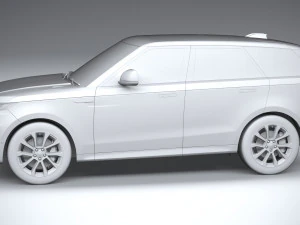 Range Rover Sport SE 2023 3D Model