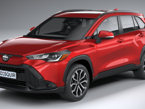 Toyota Corolla Cross Hybrid 2023 Modèle 3D