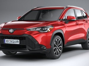 Toyota Corolla Cross Hybrid 2023 Modèle 3D