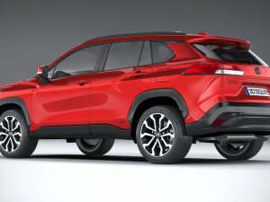 Toyota Corolla Cross Hybrid 2023 Modèle 3D