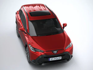 Toyota Corolla Cross Hybrid 2023 3D Model