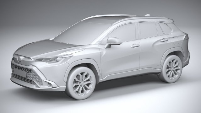 Toyota Corolla Cross Hybrid 2023 3D Model in SUV 3DExport