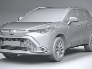Toyota Corolla Cross Hybrid 2023 3D Model