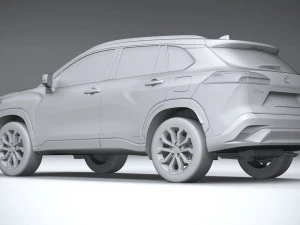Toyota Corolla Cross Hybrid 2023 3D Model