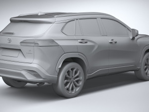 Toyota Corolla Cross Hybrid 2023 Modèle 3D