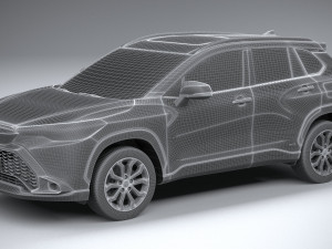 Toyota Corolla Cross Hybrid 2023 Modèle 3D