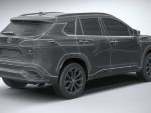Toyota Corolla Cross Hybrid 2023 Modèle 3D