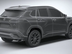Toyota Corolla Cross Hybrid 2023 3D Model