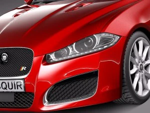 Jaguar XKR 2012 3D Model