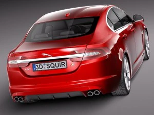 Jaguar XKR 2012 3D Model