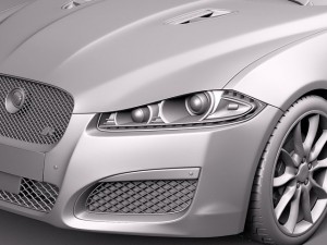Jaguar XKR 2012 Modelo 3D
