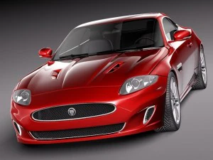 Jaguar XKR 2012 3D Model